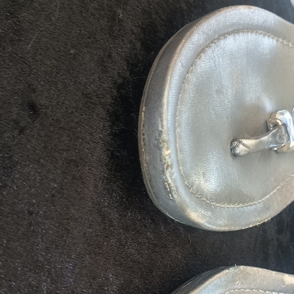 Prada Silver Crystal-Embellished Sandals - Picture 5 of 11